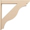 Ekena Millwork 7 1/2-in W x 48-in D x 48-in H Funston Slat Rough Cedar Woodgrain TimberThane Outlooker, Primed Tan OUTUR075X48X48FST24RCPR - alternate 4
